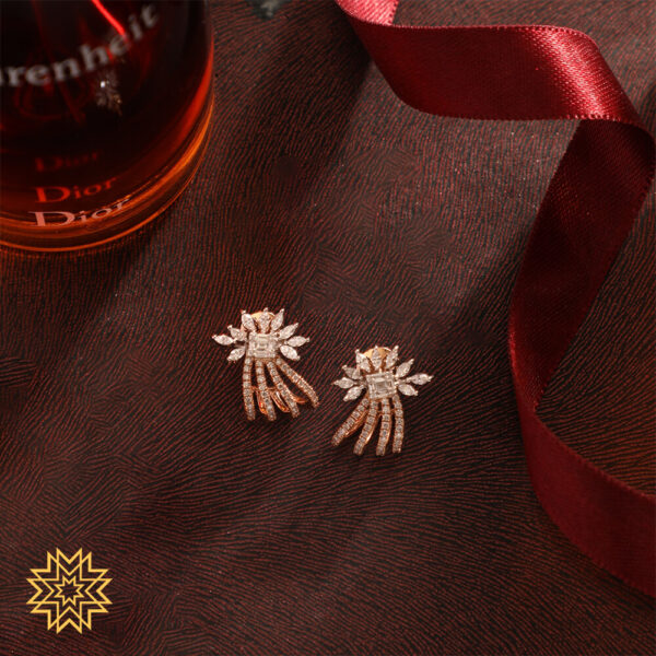 Manubhai Real Diamond Earrings