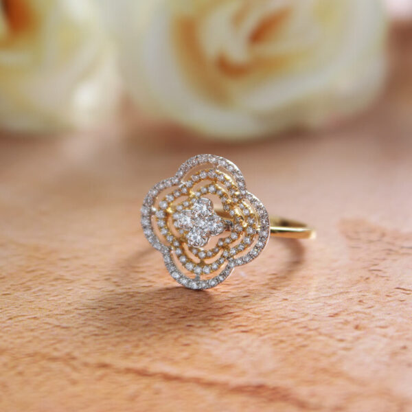 Real diamond ring