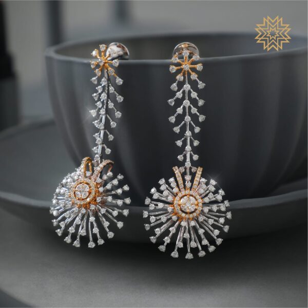 Manubhai Real Diamond Earrings