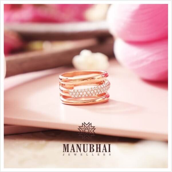 Manubhai Real Diamond Ring