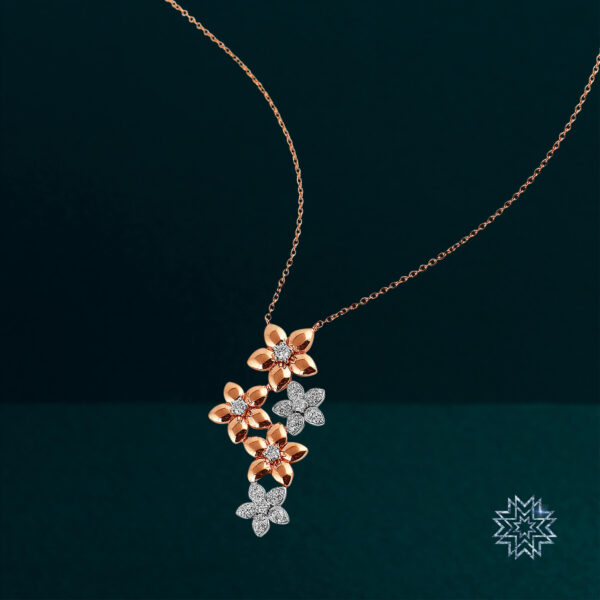 Manubhai Real Diamond PENDANT SET