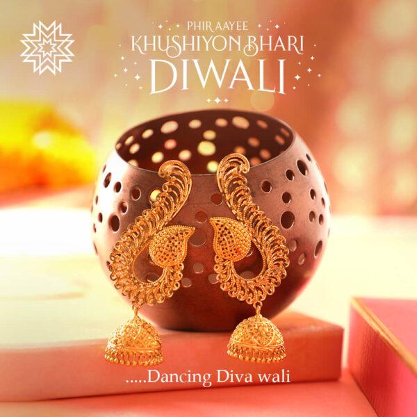 Manubhai Gold Earrings