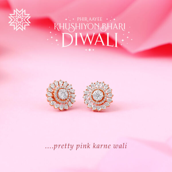 Manubhai Real Diamond Earrings