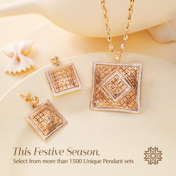 Manubhai Gold PENDANT SET