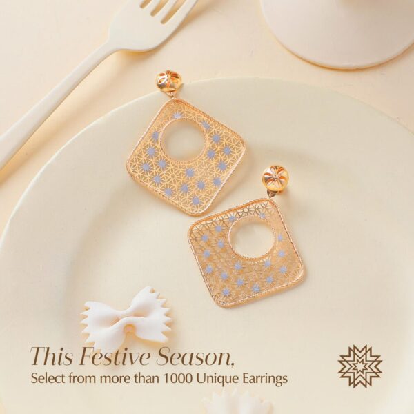 Manubhai Gold Earrings