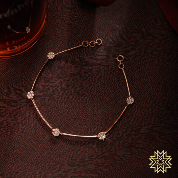 Manubhai Real Diamond Bangle