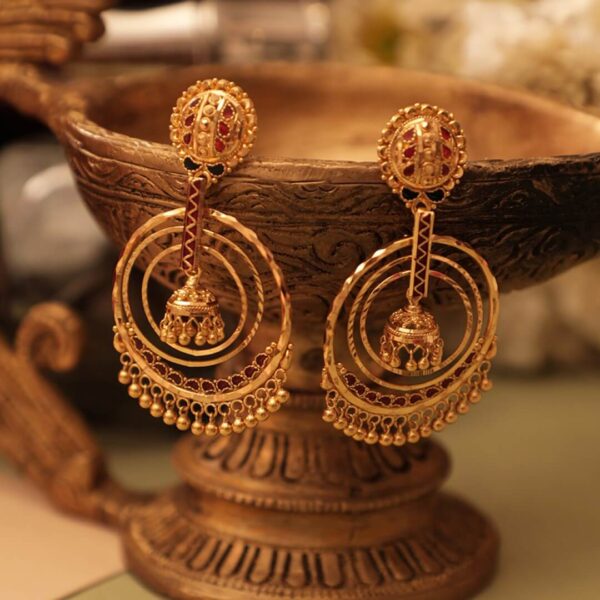 Manubhai Gold Earrings