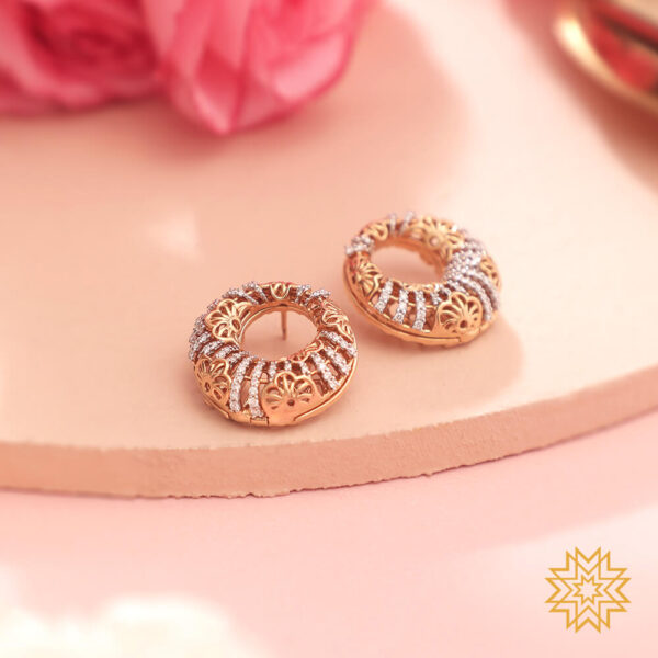 Manubhai Real Diamond Earrings