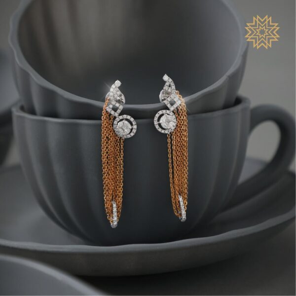 Manubhai Real Diamond Earrings