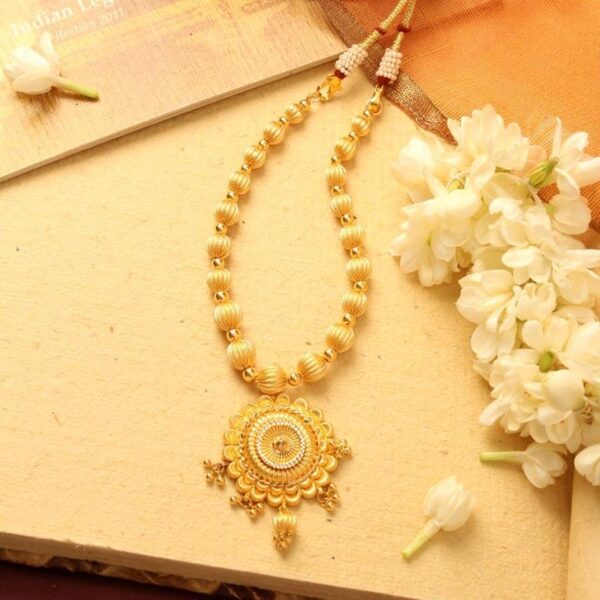 Designer Bormala Chain Gold Necklace Set