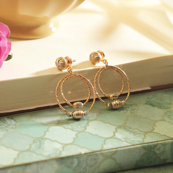 Manubhai Gold Earrings
