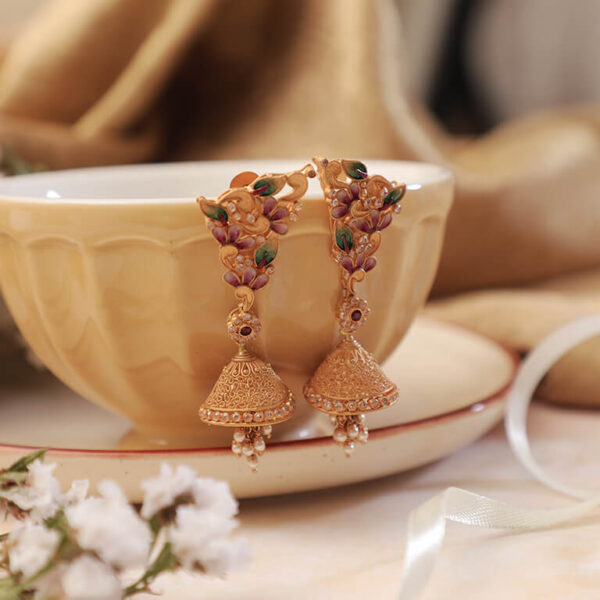 Manubhai Gold Earrings