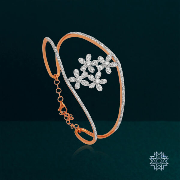 Manubhai Real Diamond Bangle