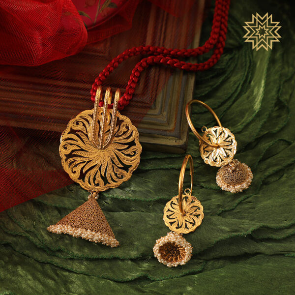 Manubhai Antique PENDANT SET