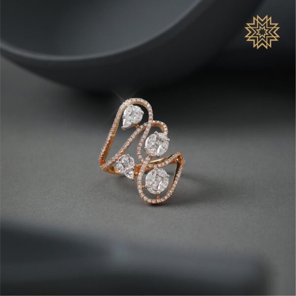 Manubhai Real Diamond Ring