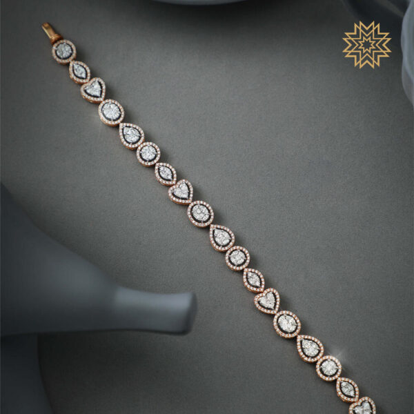 Manubhai Real Diamond Bangle