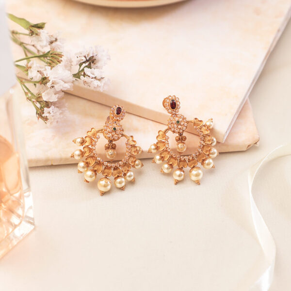 Manubhai Gold Earrings
