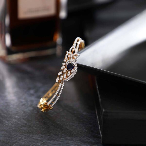 Manubhai Real Diamond Bangle