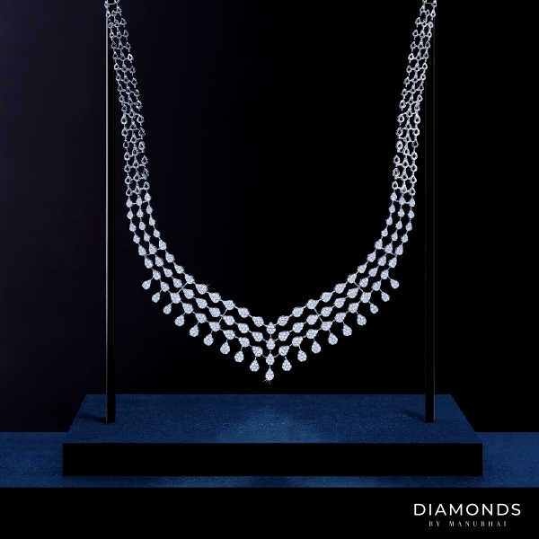 Diamond necklace set