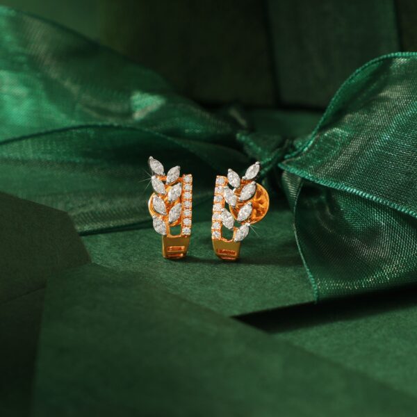 Real diamond earrings