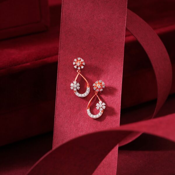 Real diamond earrings