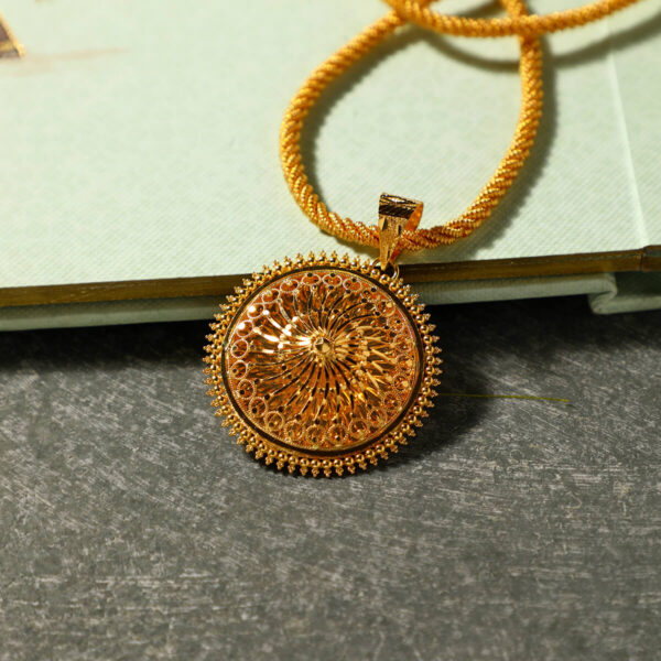 Manubhai Gold PENDANT SET
