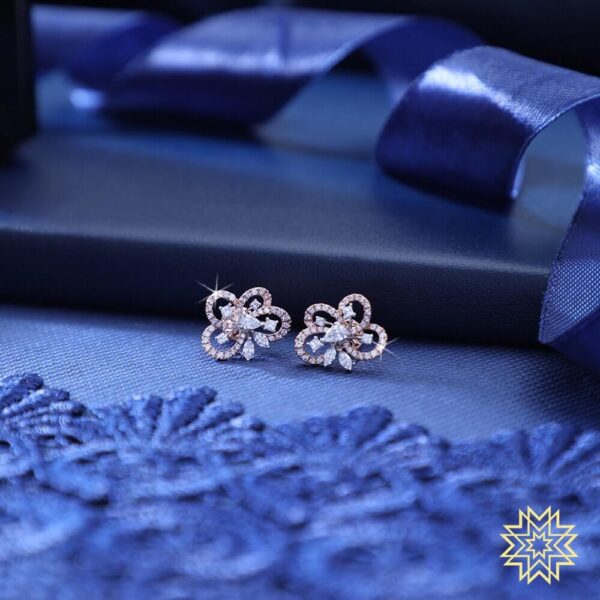 Manubhai Real Diamond Earrings