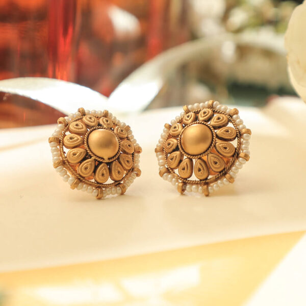 Manubhai Gold Earrings
