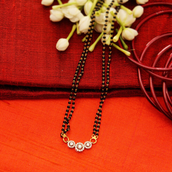 Manubhai Real Diamond Mangalsutra