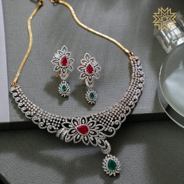 Manubhai Real Diamond Set
