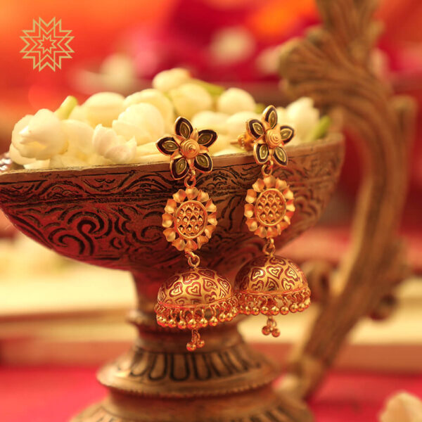 Manubhai Gold Earrings