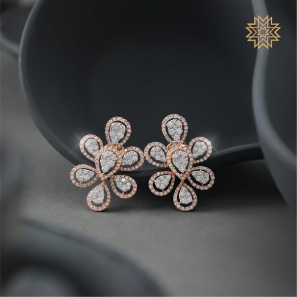 Manubhai Real Diamond Earrings