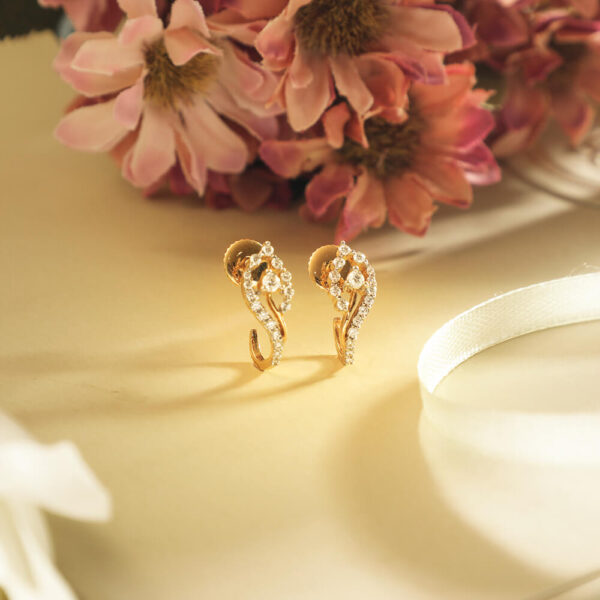 Manubhai Real Diamond Earrings