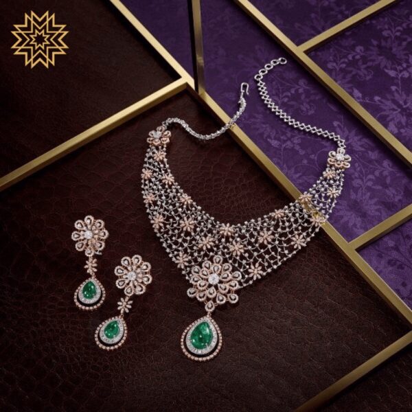 Manubhai Real Diamond Set