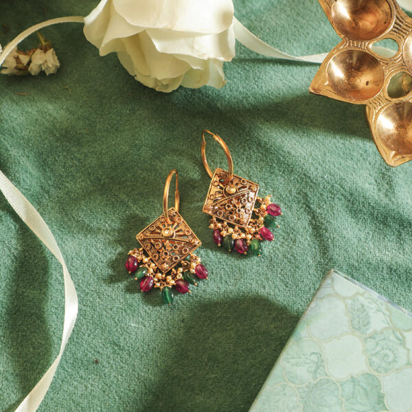 Manubhai Gold Earrings