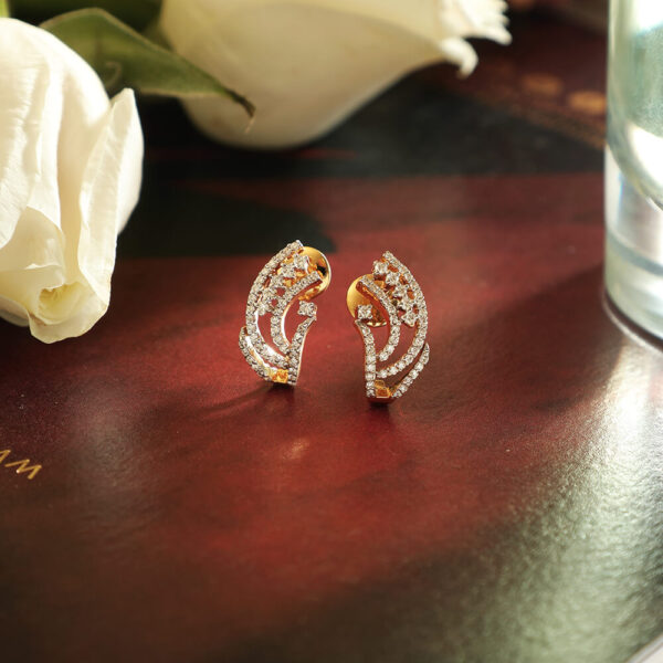 Manubhai Real Diamond Earrings