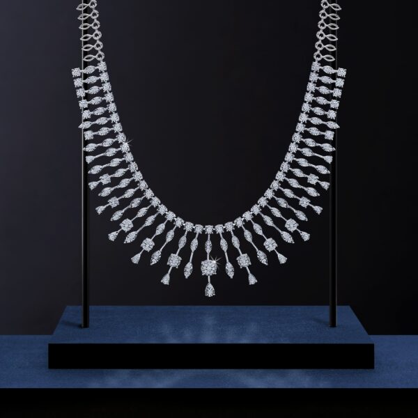 Diamond necklace set