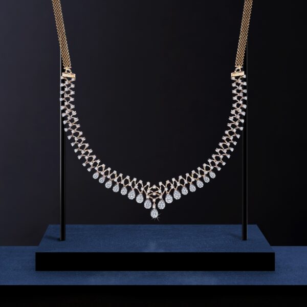 Diamond necklace set