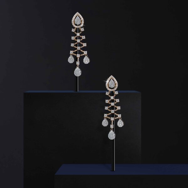 Real diamond earrings