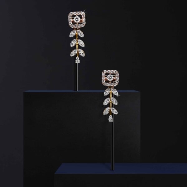 Real diamond earrings