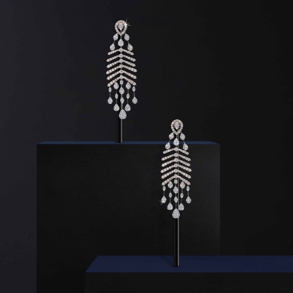 Real diamond earrings