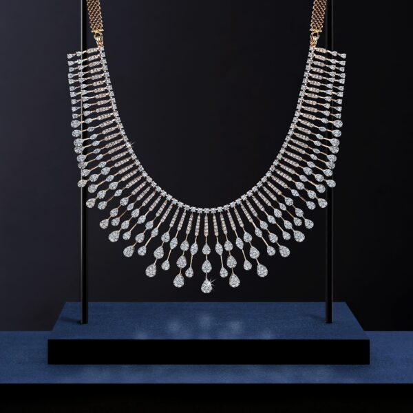 Diamond necklace set