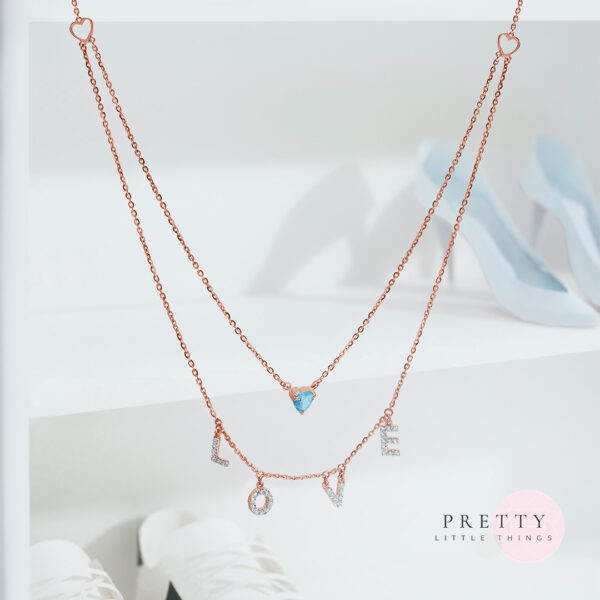 Light weight diamond necklace set