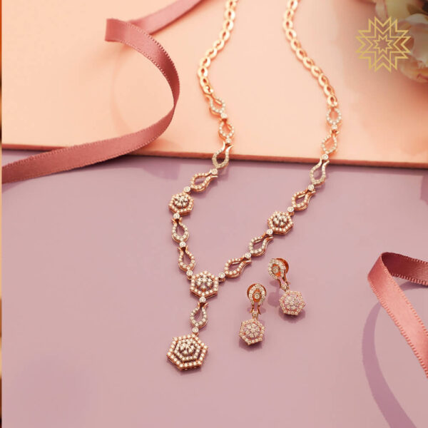 Manubhai Real Diamond Set