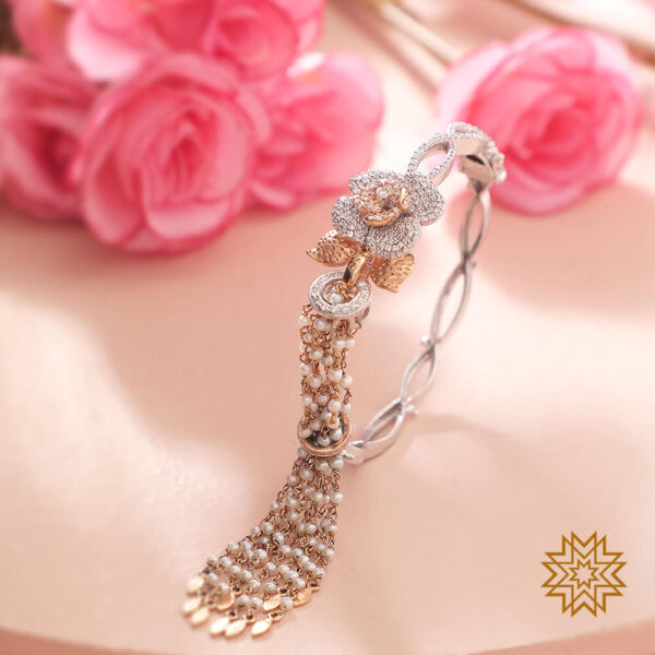 Manubhai Real Diamond Bangle