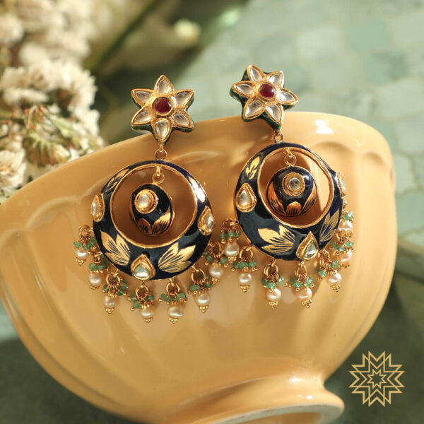 Manubhai Gold Earrings