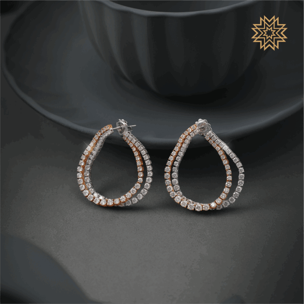 Manubhai Real Diamond Earrings