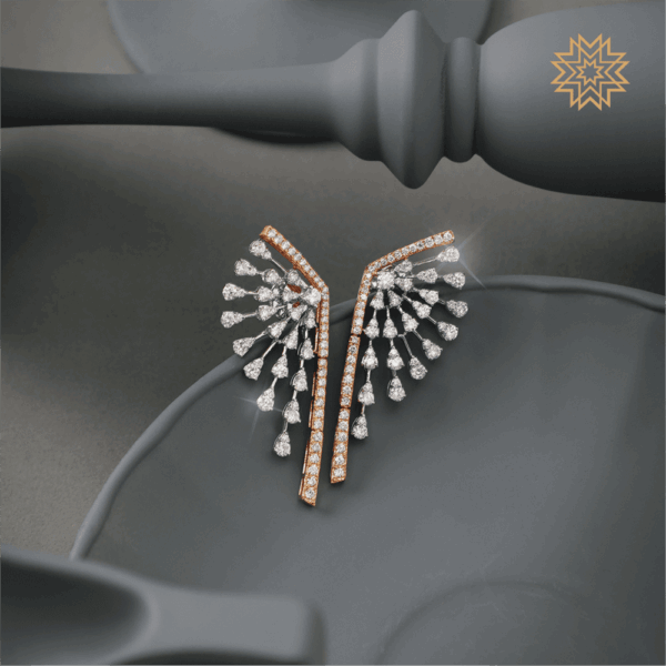 Manubhai Real Diamond Earrings