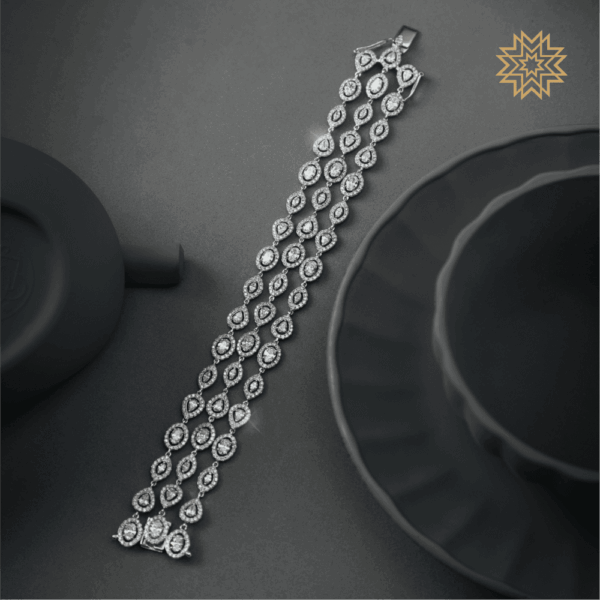 Manubhai Real Diamond Bangle