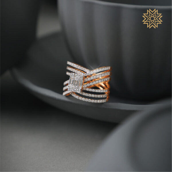 Manubhai Real Diamond Ring